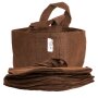 RootPouch Braun | 12l Stofftopf | Mit Griff | Bundle 10 Stk.