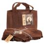 RootPouch Braun | 8l Stofftopf | Mit Griff | Bundle 10 Stk.