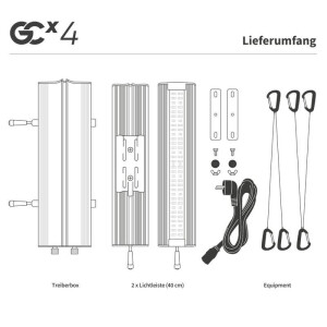 Greenception | GCx 4 | LED Grow Lampe | 120 Watt | Neue Version