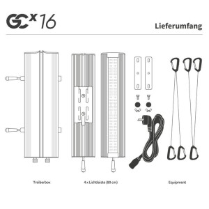 Greenception | GCx 16 | LED Grow Lampe | 480 Watt | Neue Version