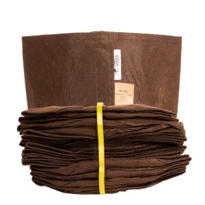 RootPouch Braun | 22l Stofftopf | Ohne Griff | Bundle 10...