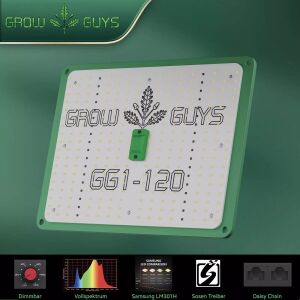 LED Growlampe 120W | 3.1 μmol/J | Samsung LM301H Dioden