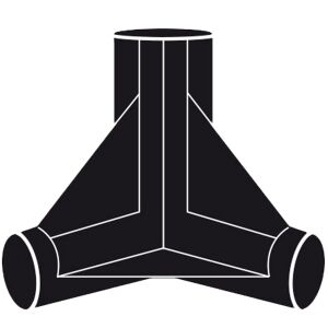 Homebox 3-Weg Verbinder, Ø 16mm - 8 Stück