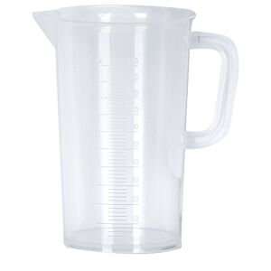 Messbecher PP, erhabene Skala, 100ml / 2ml Teilung