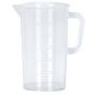 Messbecher PP, erhabene Skala, 50ml / 2ml Teilung